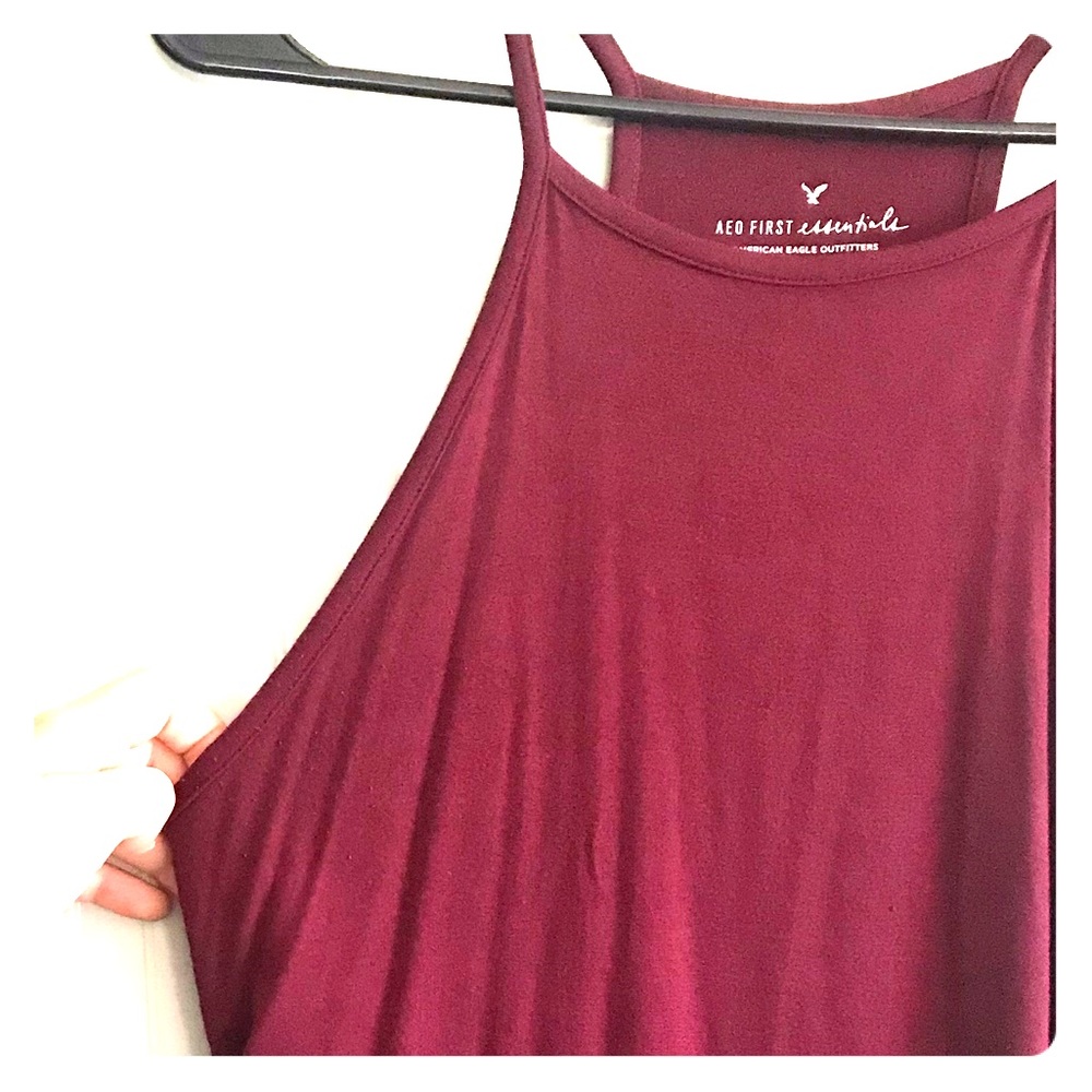 Maroon tank top